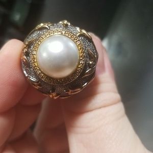 Vintage Art Nouveau Pearl Ring